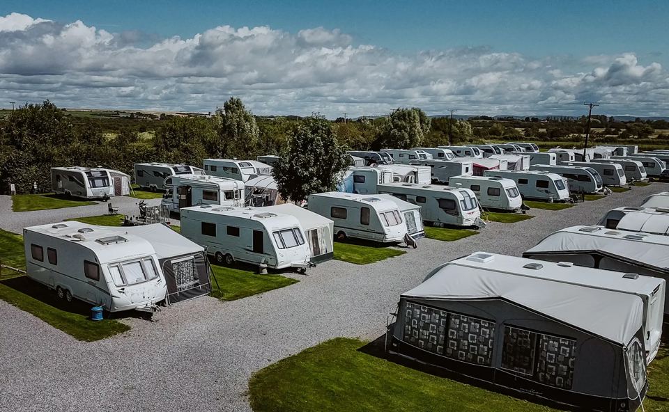 Hardstanding touring pitches