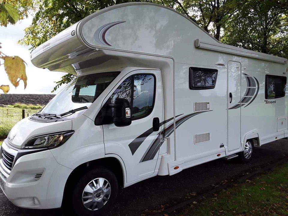 Motorhome on a pitch