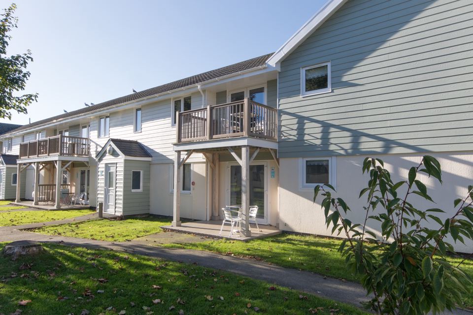 Apartments from the garden