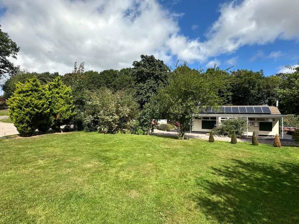 Grass field and amenity building