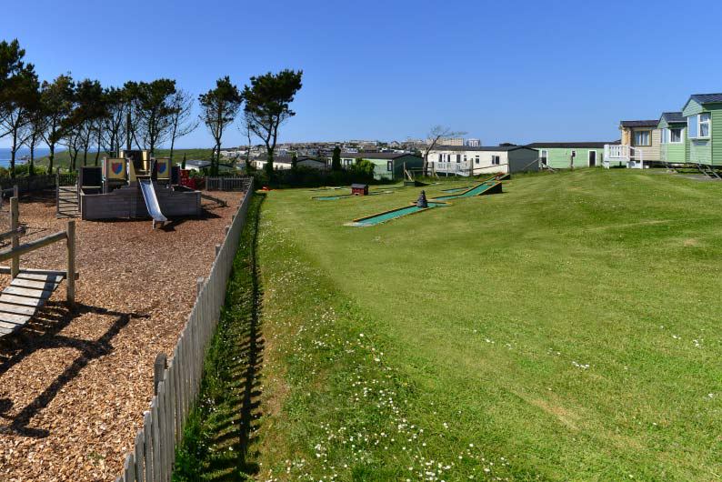 Play area and adventure golf