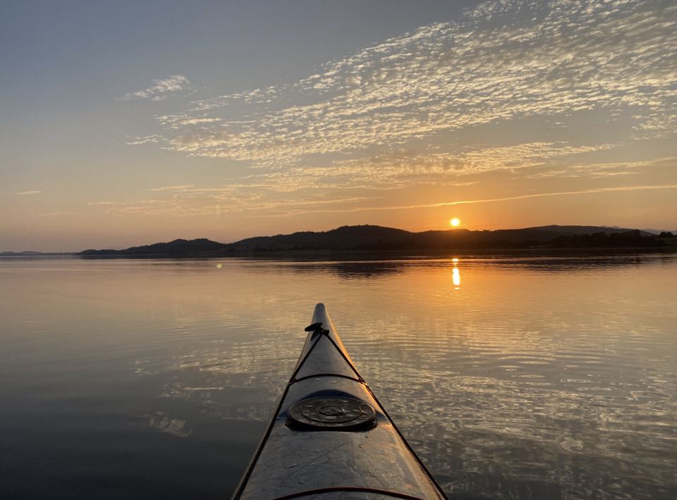 Sunset over the loch