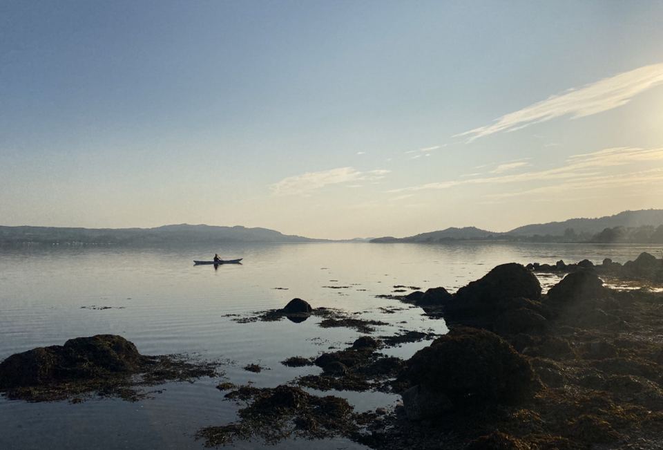 Kayaker on Loch Creran