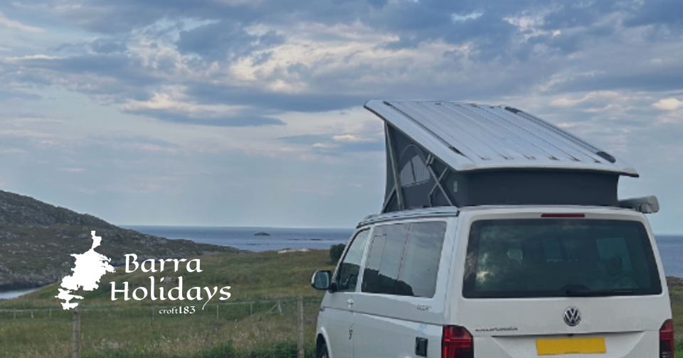 Campervan looking out to sea
