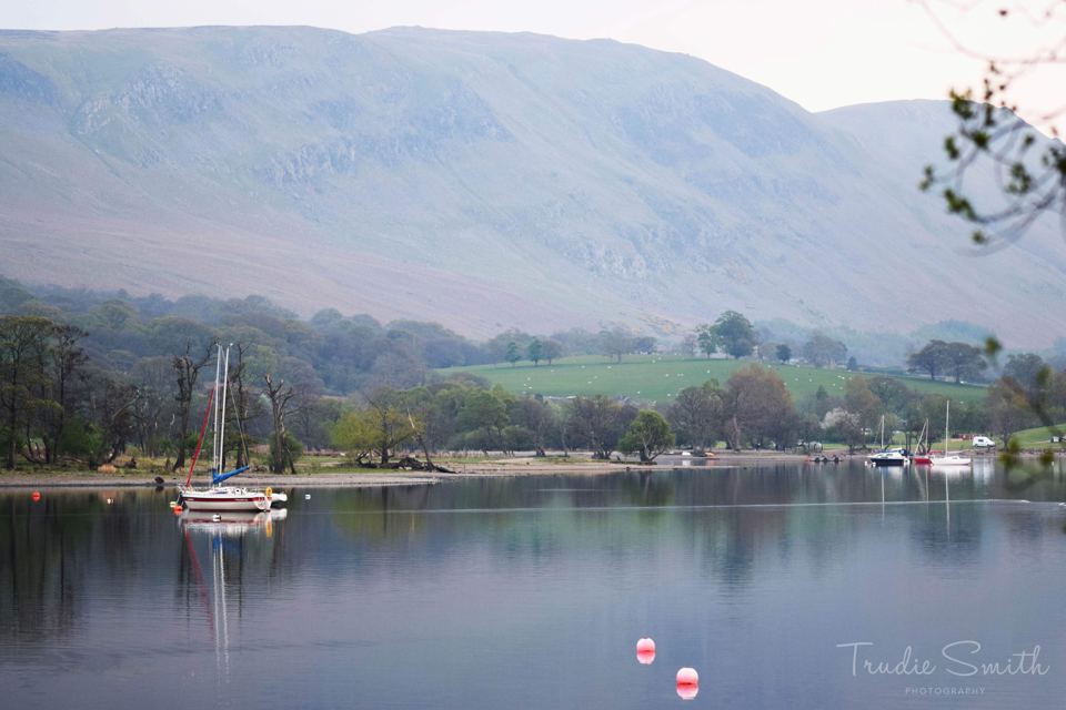 Lake and fells from the shore
