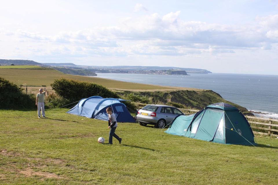 Tents above the sea