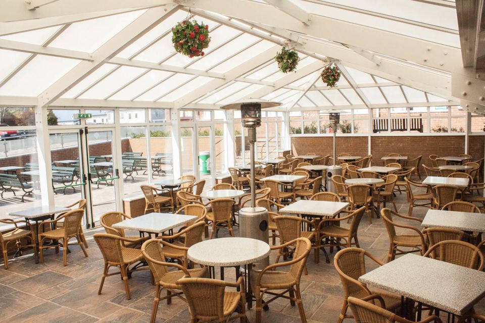 Conservatory seating area