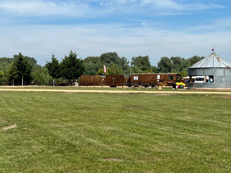 Mown pitch field
