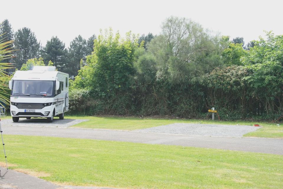 Motorhome on hard base