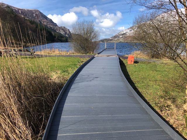 Boardwalk to the lake