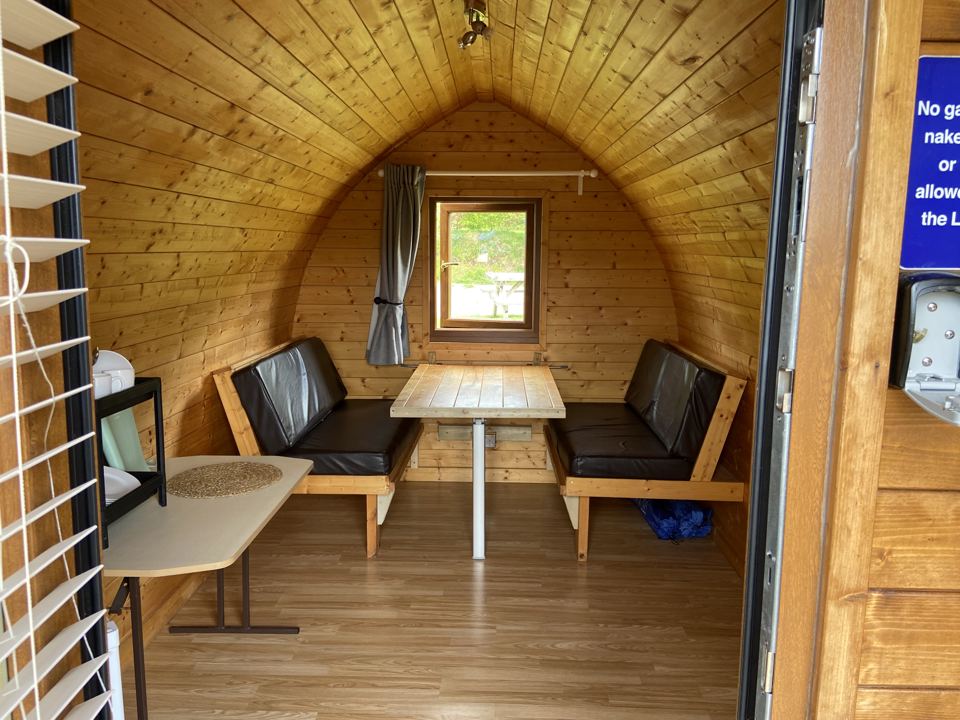 Inside a log pod