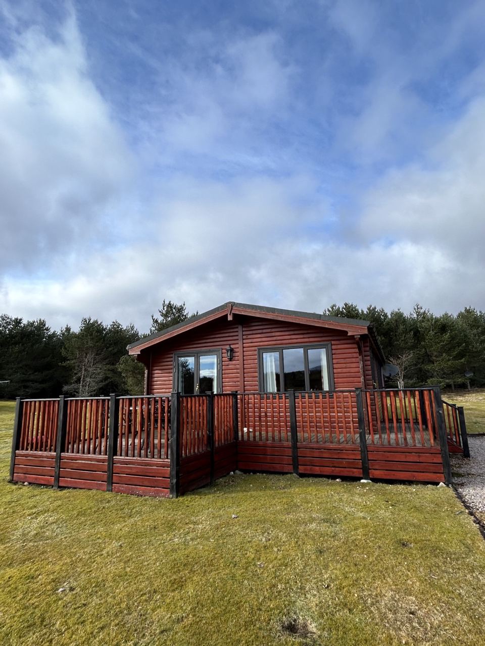 Chalet with decking