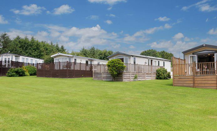 Caravans on the lawns