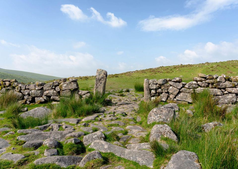 Dartmoor walls and tors