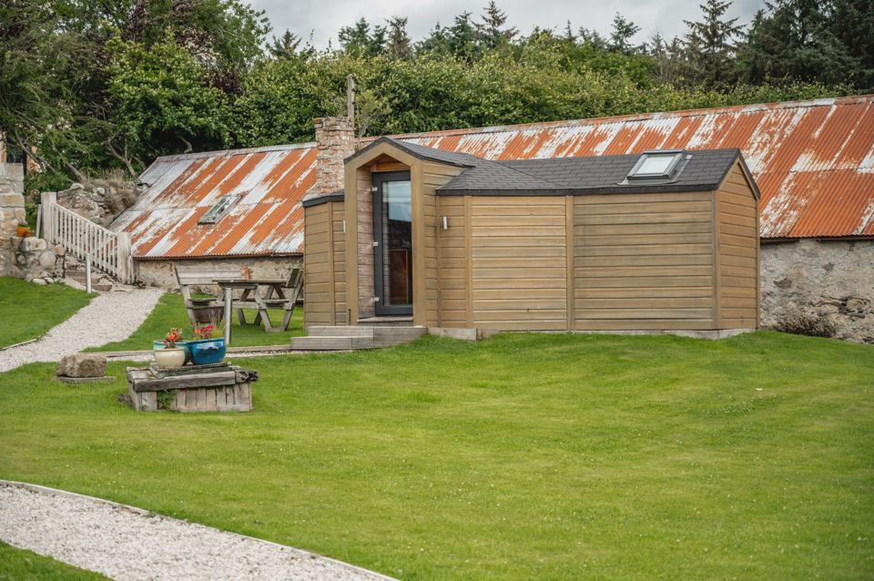Bothy beside the old farm buildings