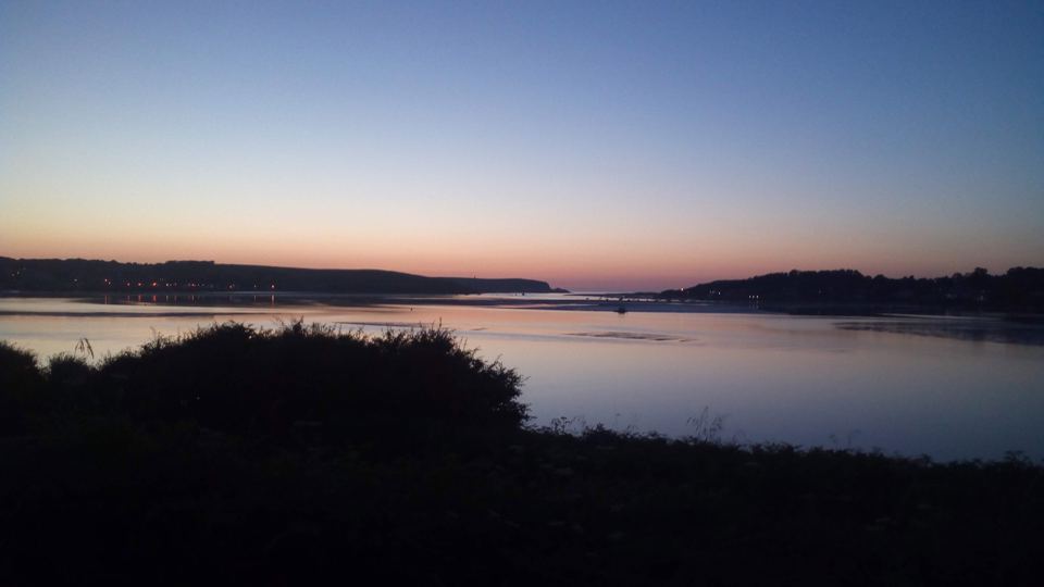 Estuary at dusk