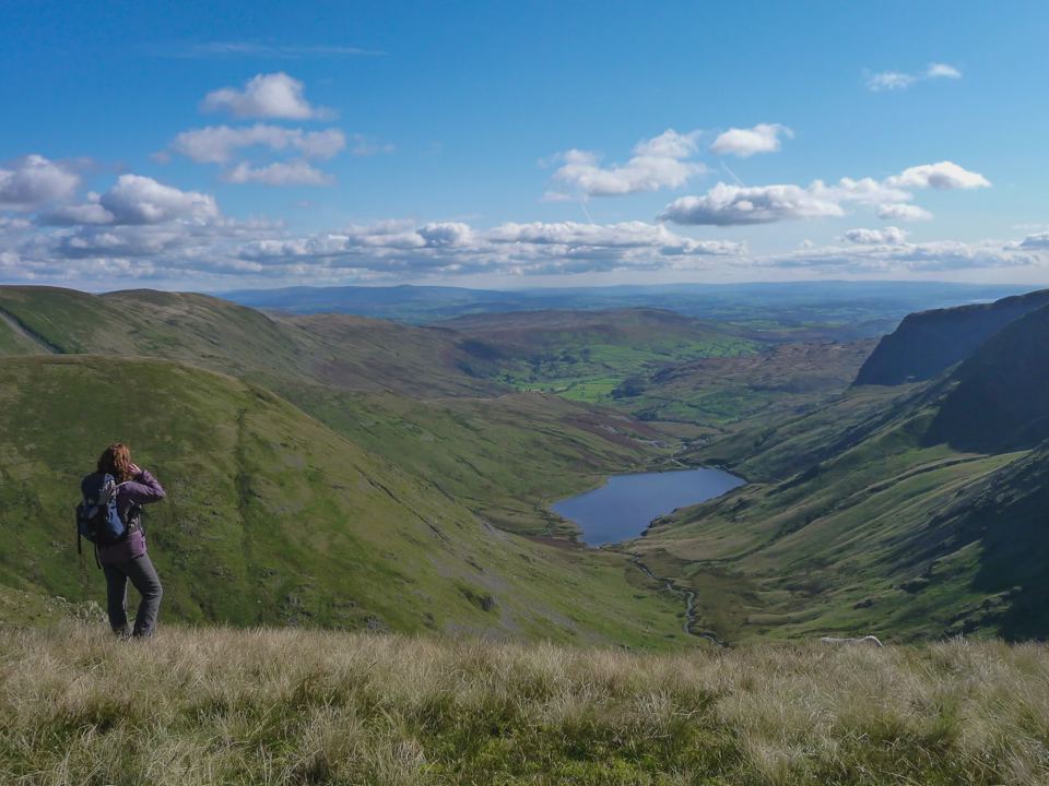 Valley and lake from the fell