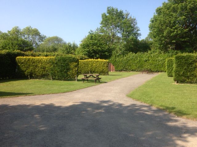 Pitches between hedges