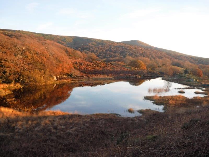 Small lake in the hills