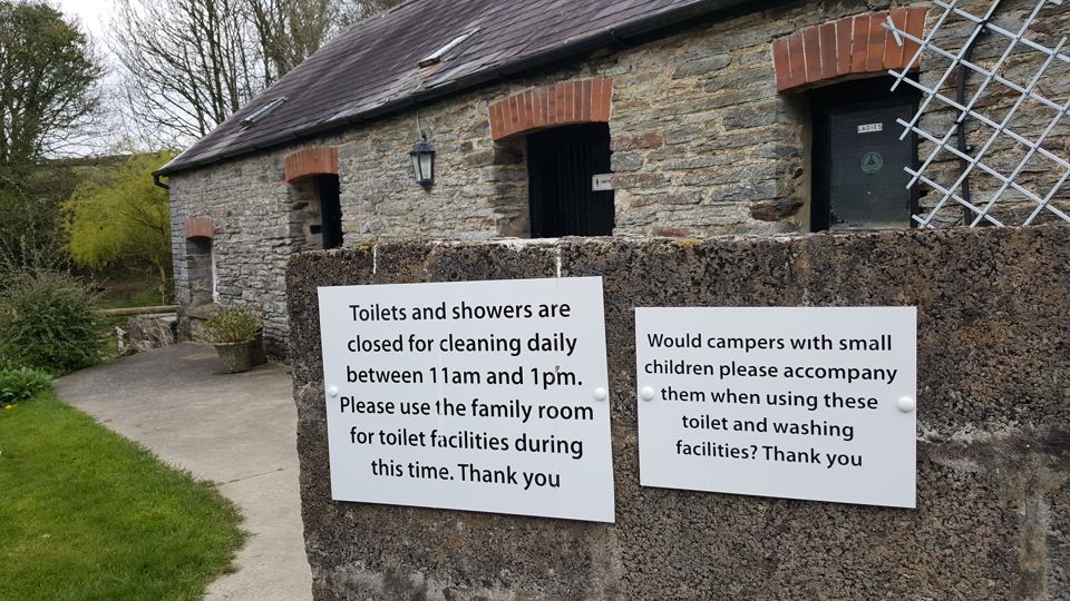 Toilet and shower building