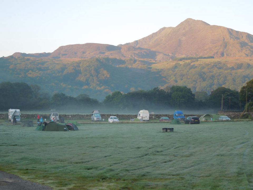 Frosty morning, Moel Siabod behind