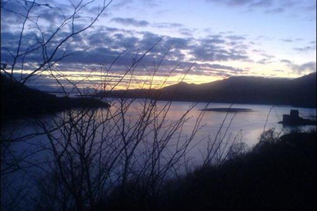 Loch view at dusk