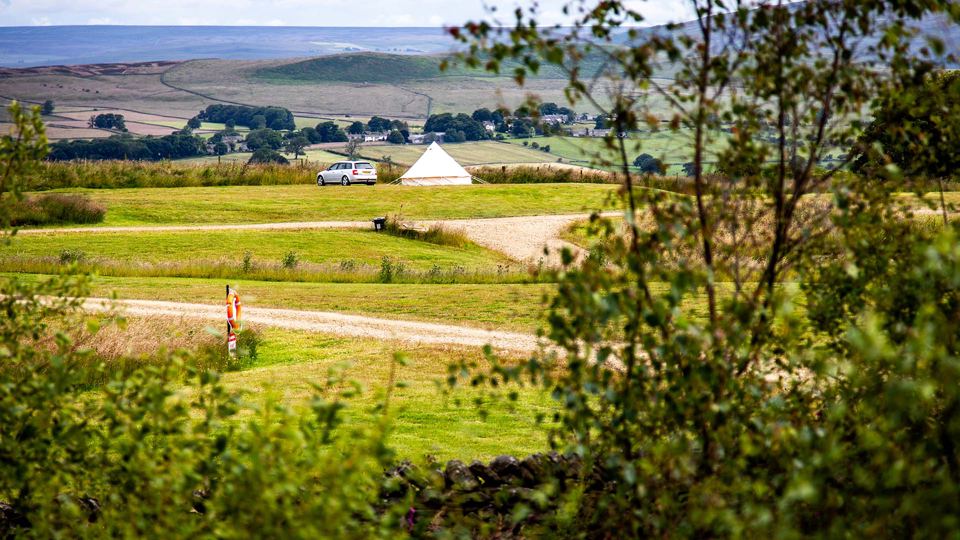 Pitches with Dales views