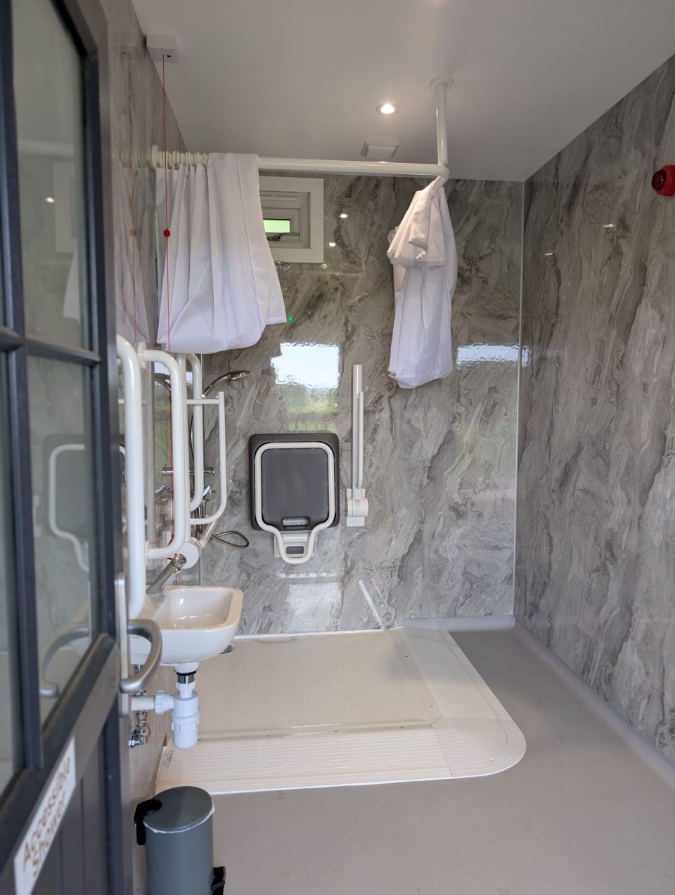 Accessible shower room