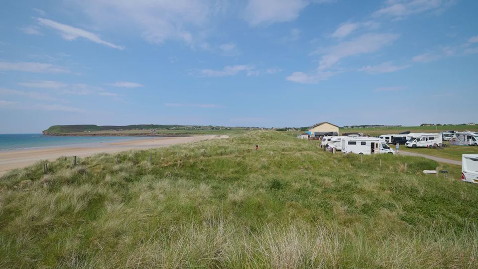 Site behind the dunes