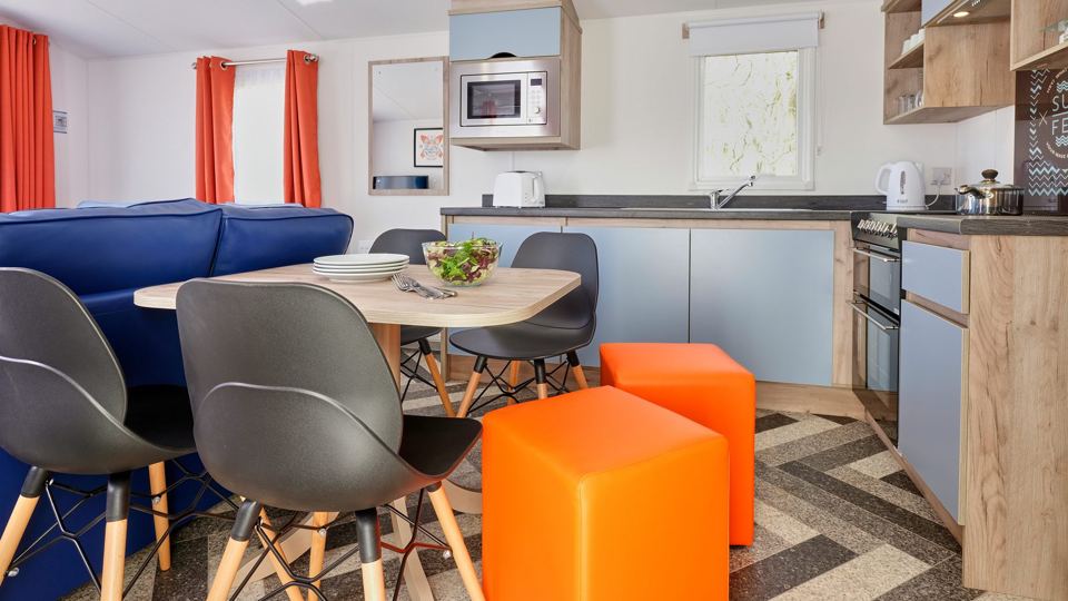 Kitchen and dining table