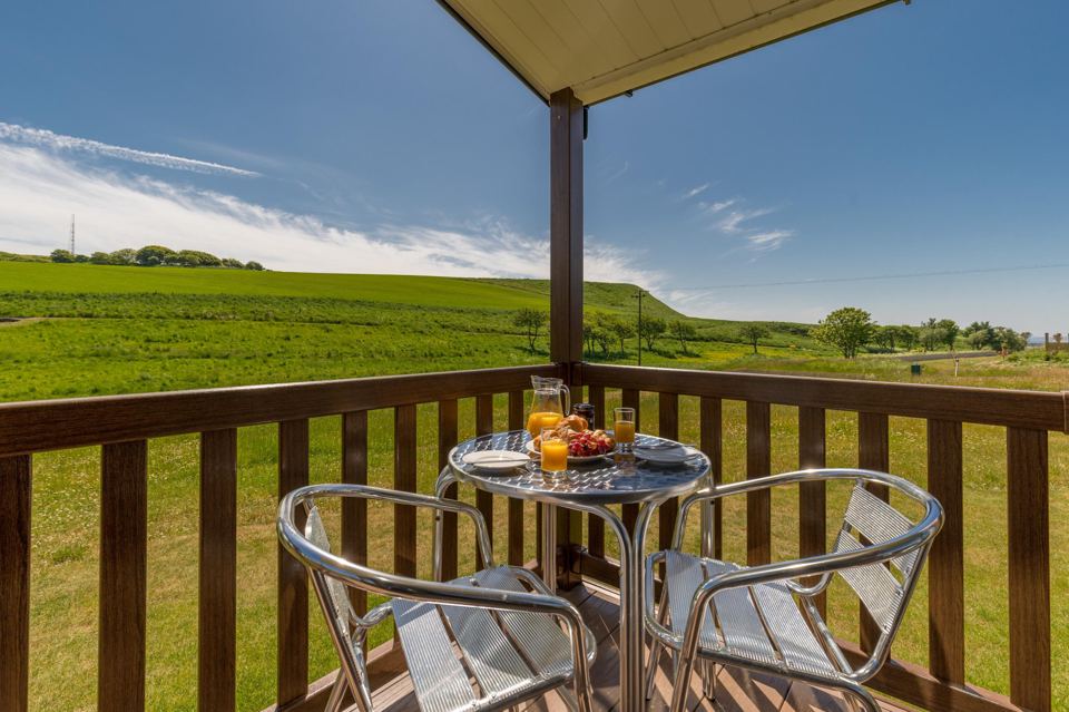 Veranda view over fields