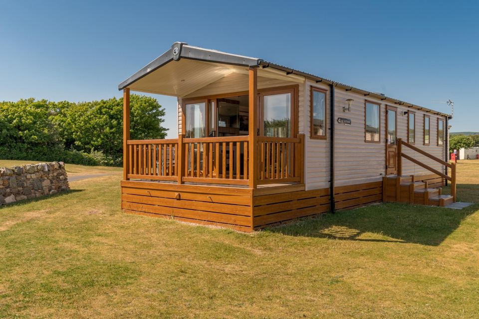 Castaway caravan with veranda