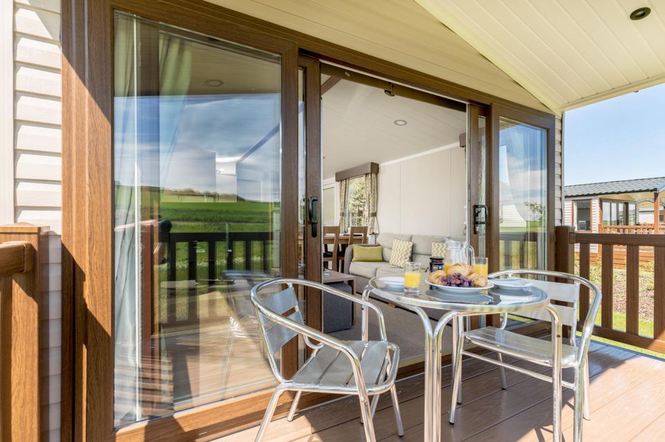Dining table on the veranda