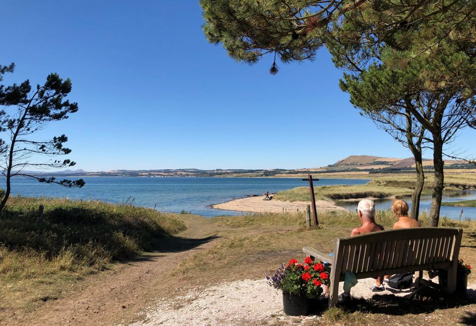 Bench above the bay