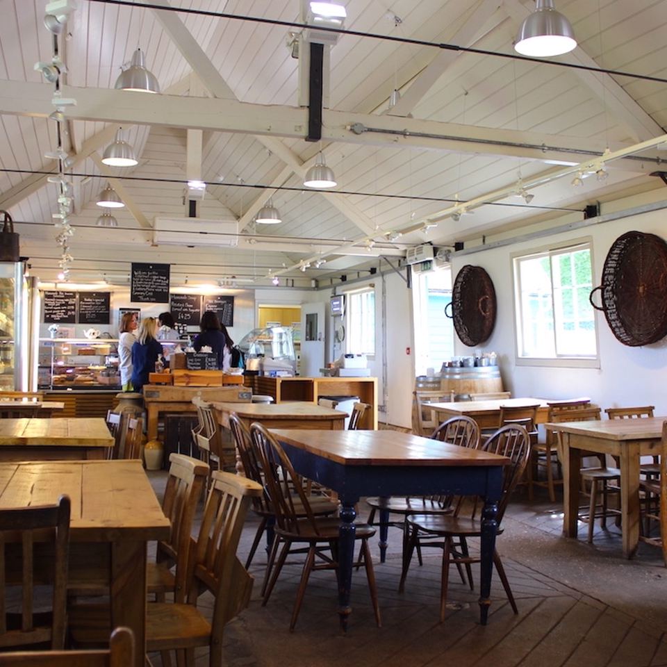 Inside the cafe
