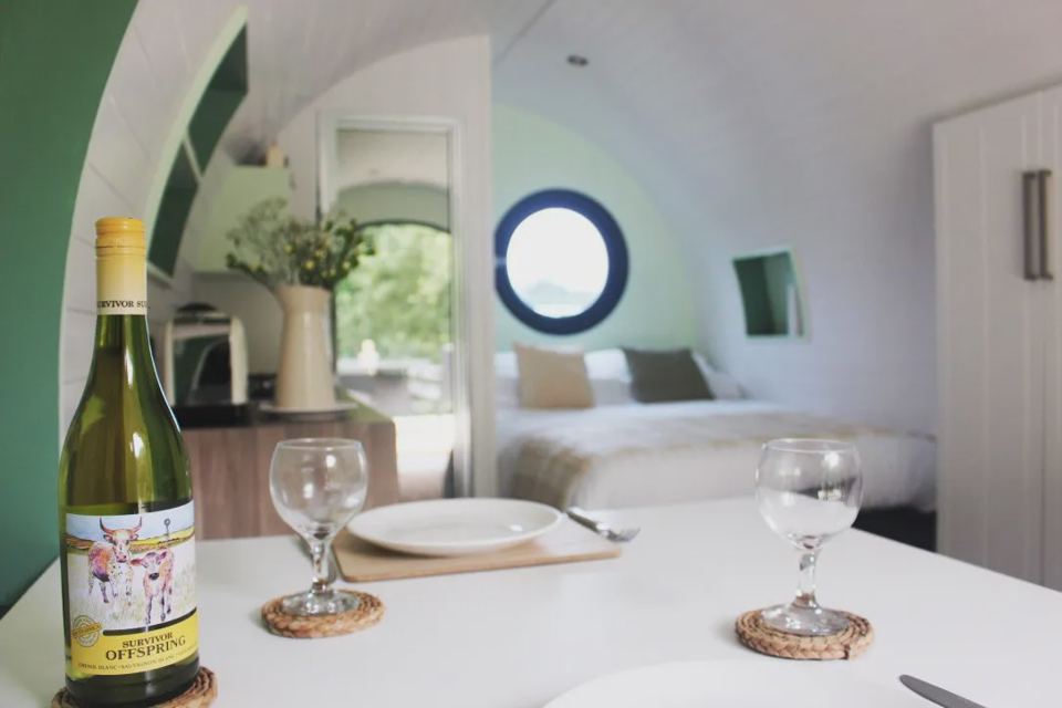 Pod living area
