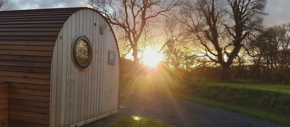 Pod at sunset