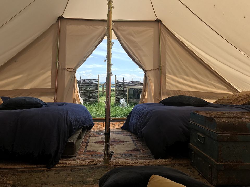 Beds with view out of the door