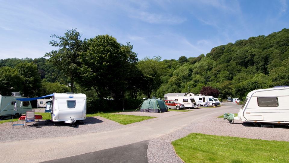 Caravan and tent pitches