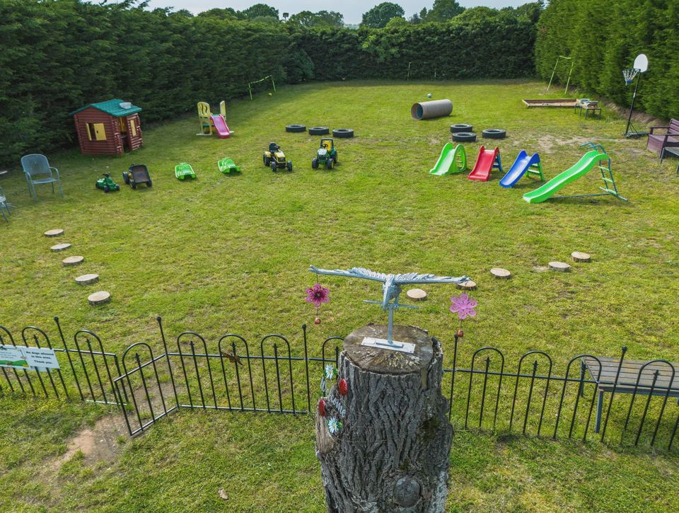 Children's play area from above