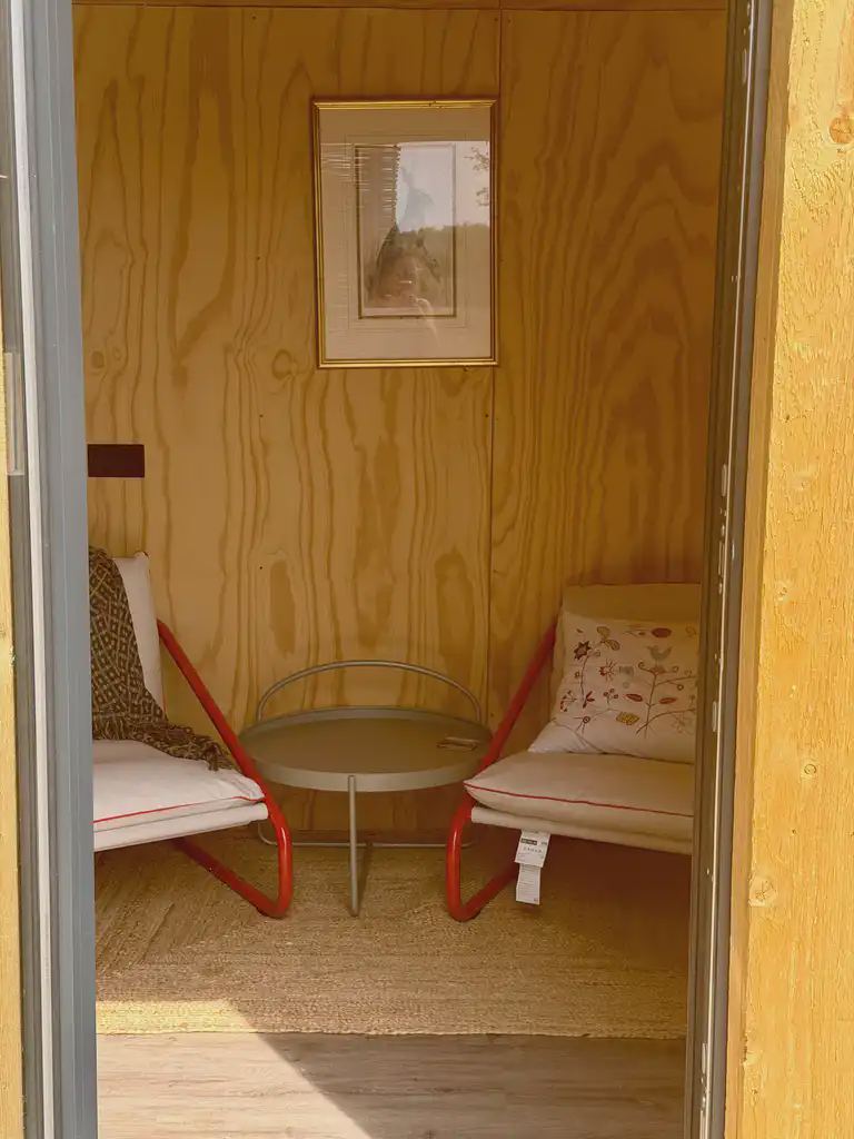 Seating inside a cabin