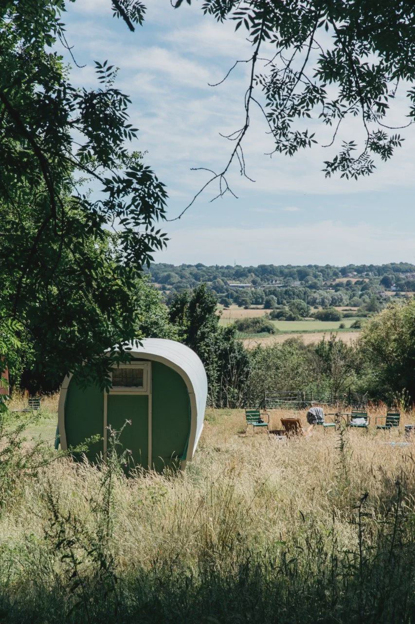 Hut with view over the valley
