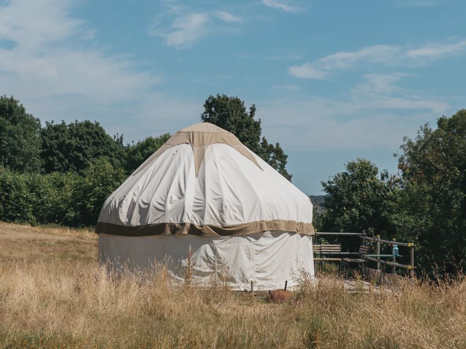 Yurt in the meadow