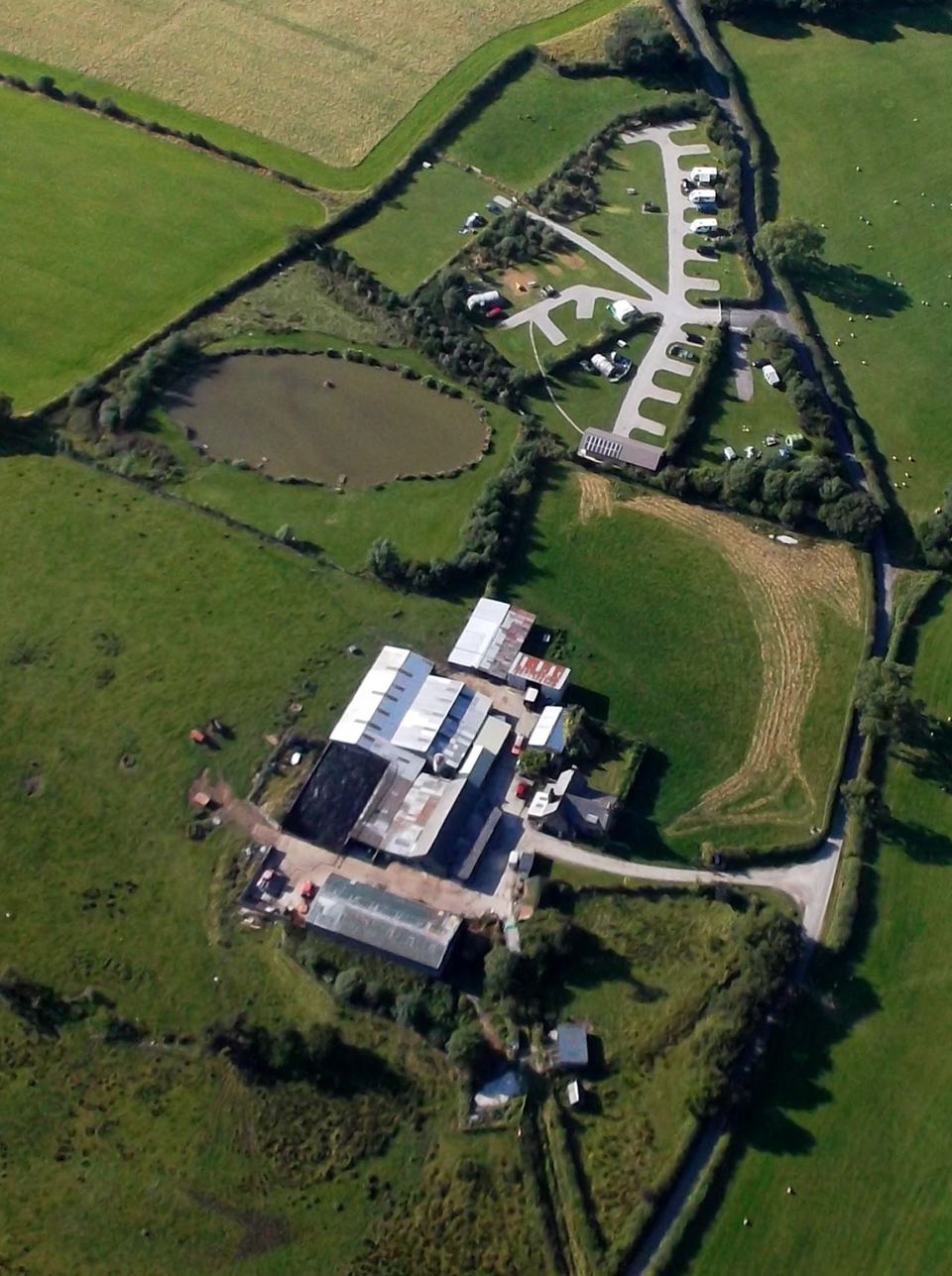 Farm and site from above
