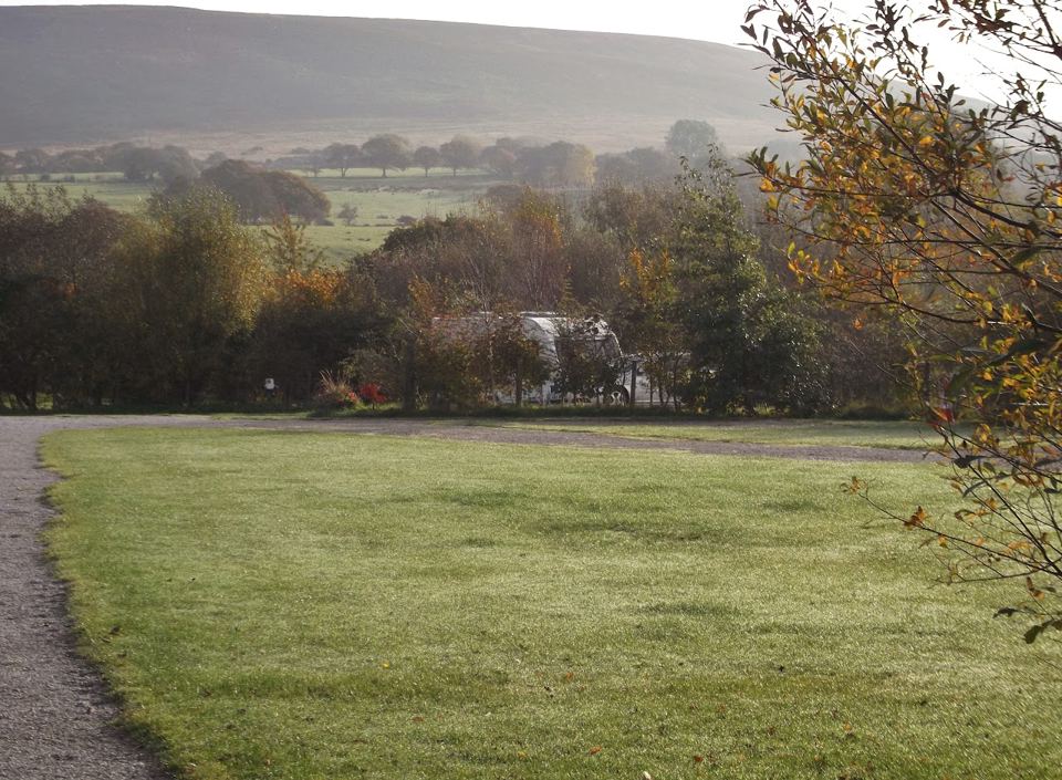 Grass pitches with fell views