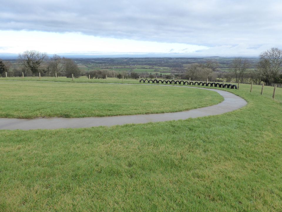 Path round the dog walking field