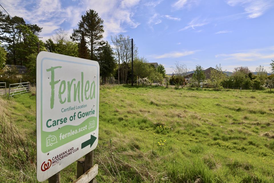 Entrance sign at Fernlea