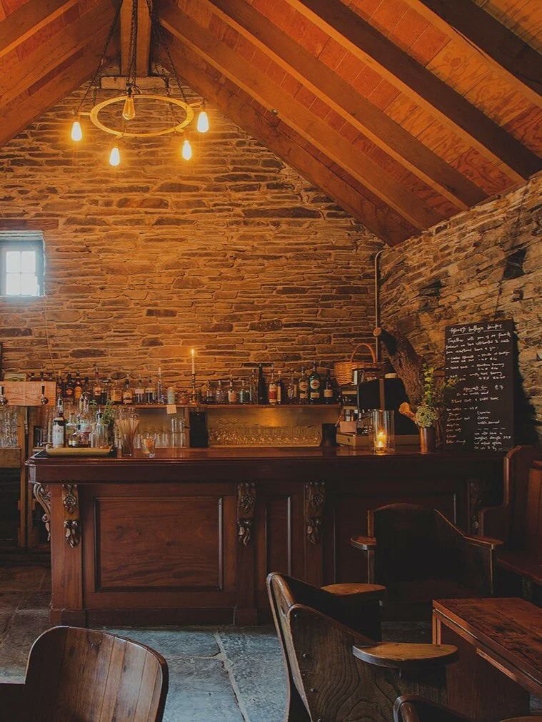 The pub bar