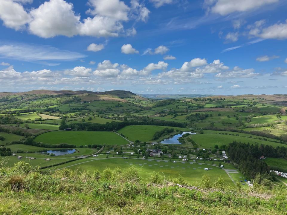 View over the valley