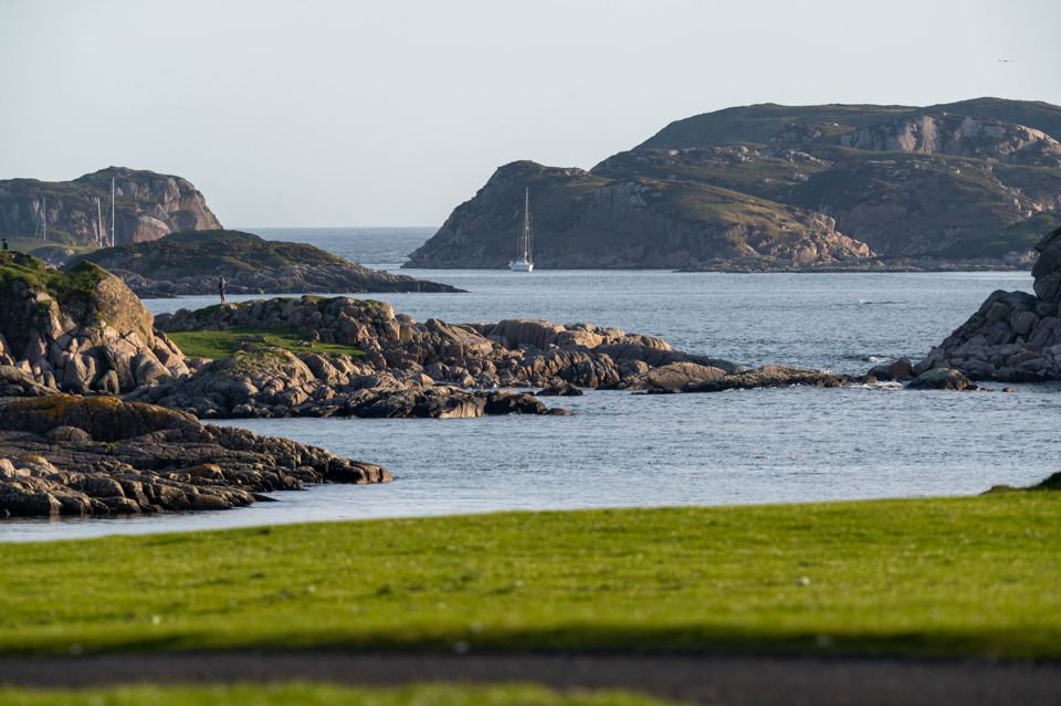 Rocky bay and islands